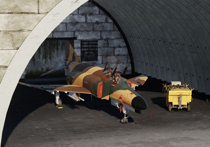 F4 in Hangar